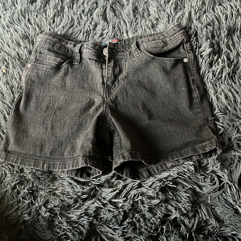 Black denim jeans